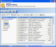 Lotus Notes Export Emails screenshot